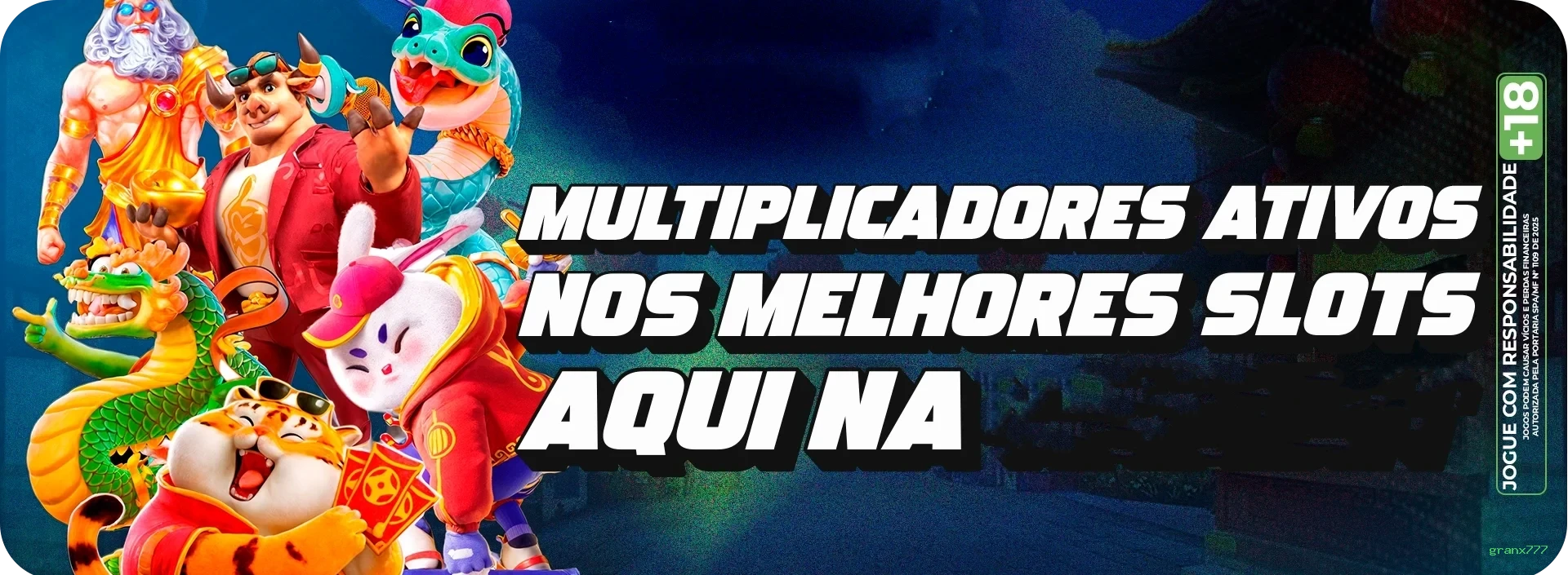 Aplicativo móvel granx777 para iOS e Android